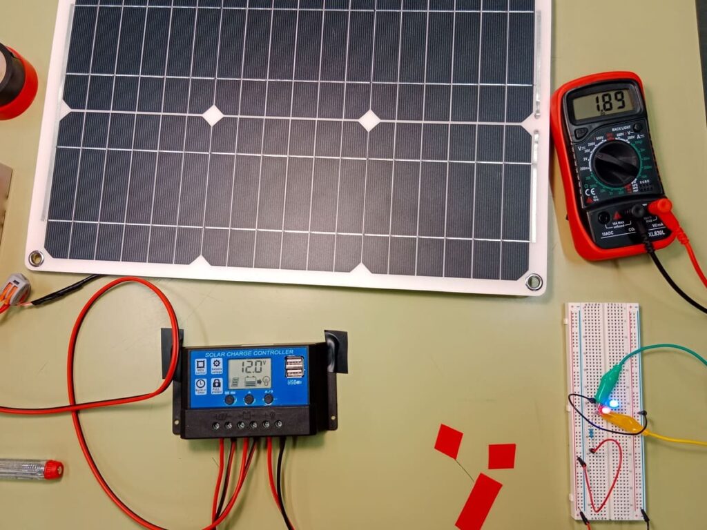Solar regulator in space