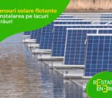 Floating solar panels – installation on lakes and rivers