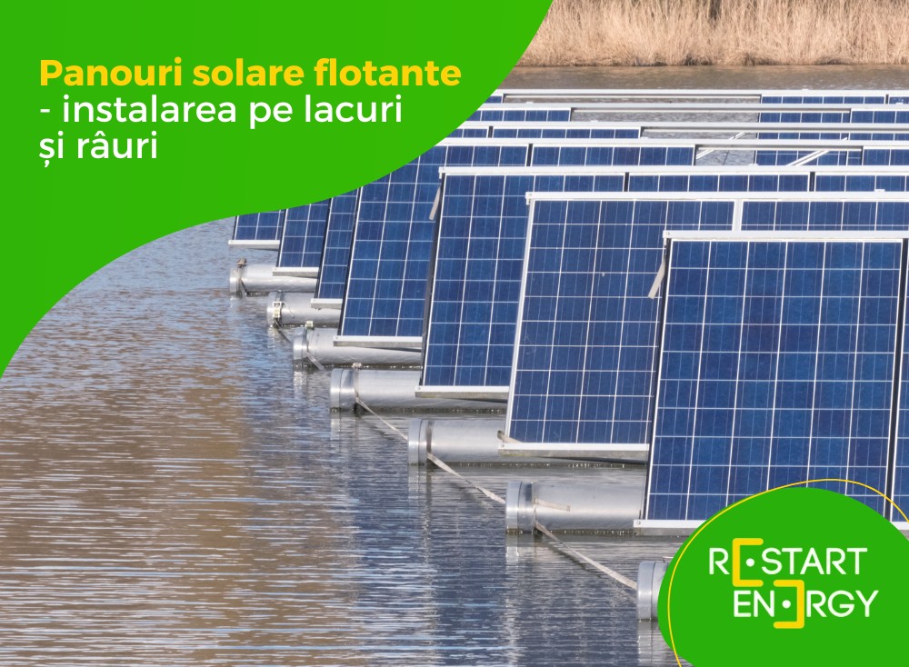 Floating solar panels - installation on lakes and rivers