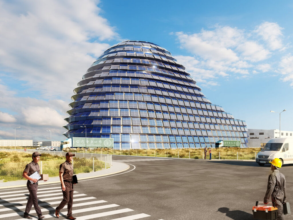 The integration of photovoltaic panels in the architecture of buildings
